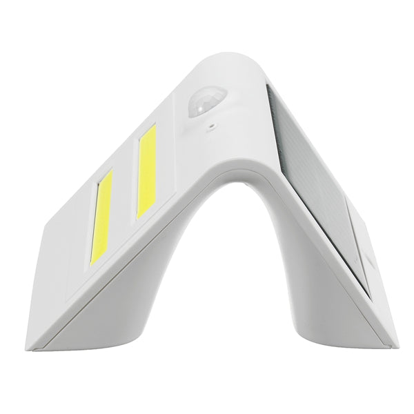 Solar Power PIR Motion Sensor COB LED Wall Light Outdoor Waterproof Garden Lamp