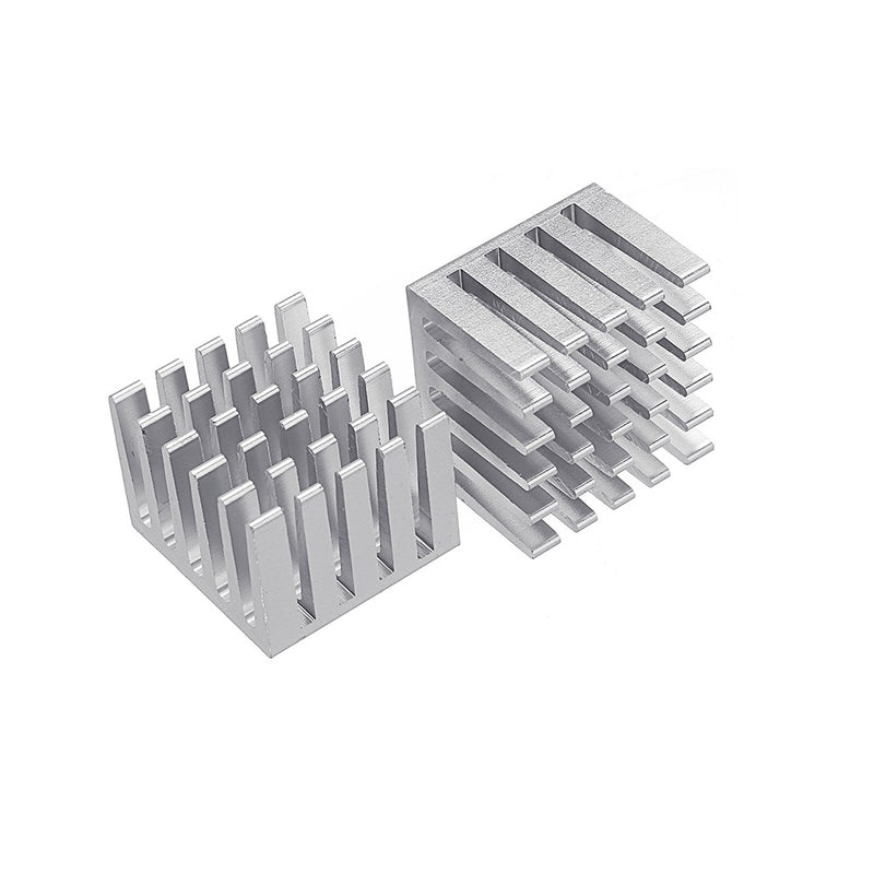 5Pcs 20x20x15mm DIY IC Chip Heat Sink Extruded Cooler Aluminum Heat Sink