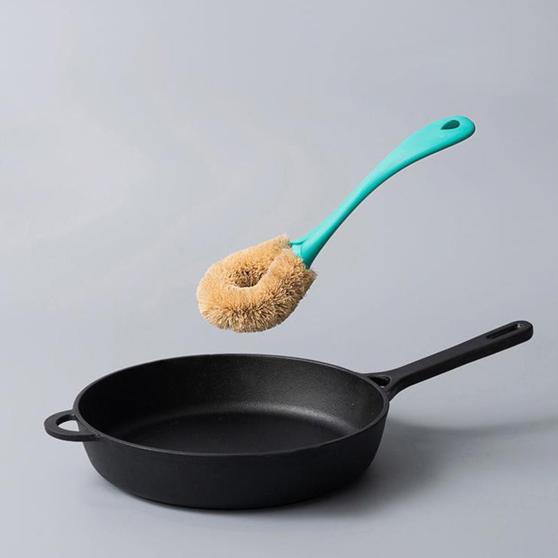 Fiber Non-stick Pan Brush Kitchen Dishwashing Cleaning Brushes