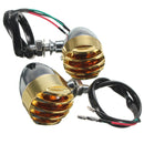 Motorcycle Bullet Turn Signal Blinker Light Indicator Amber For Harley Honda Yamaha
