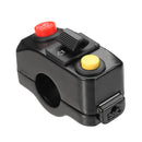 7/8inch Motorcycle Handlebar Mount Scooter ATV Bike Kill Horn Low/High Beam Switch