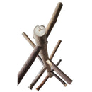 Wood Stairs Swing Pet Perch Play Toys Rotating Hanging For Bird Parrot Macaw