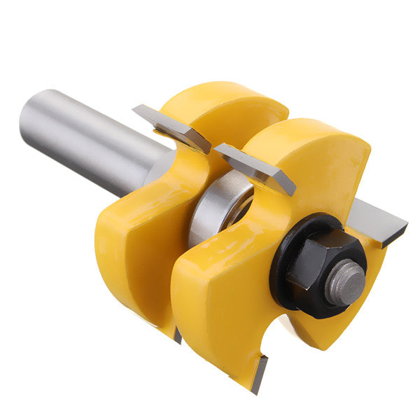 2pcs 1/2 Inch Shank Tongue and Groove Router Bit Set Woodworking Cutter Tenon Cutter