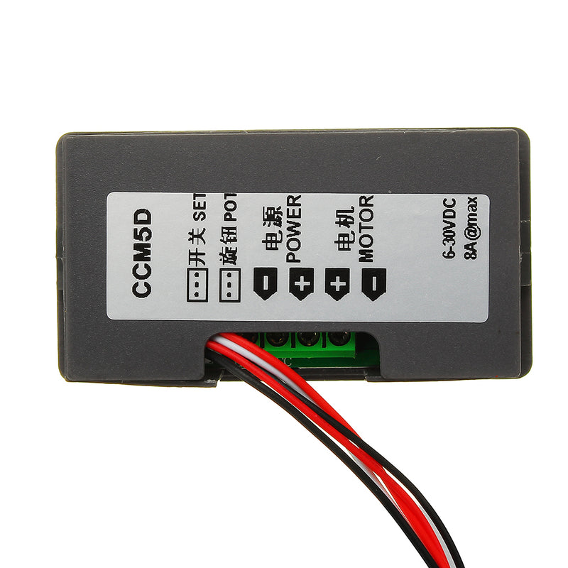 CCM5D 6V 12V 24V 5A PWM DC Motor Speed Controller Digital Display LED Motor Controller Speed Regulator