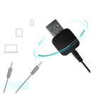 iMars KN324 Wireless bluetooth 5.0 Audio Transmitter Receiver Adapter 2-In-1 3.5mm AUX for PC Computer TV Car Music Stereo
