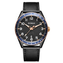 RUIMAS 573 Fashion Men Watch 3ATM Waterproof Luminous Date Display Leather Strap Quartz Watch