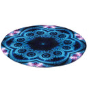KALOAD Round Soft Yoga Mats Rugs Flood Bath Mat Sports Exercise Fitness Meditation Non-slip Carpet