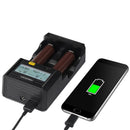 Miboxer C2-3000 LCD Display Rapid Smart Battery Charger For 18650 26650 Battery 2Slots US Plug