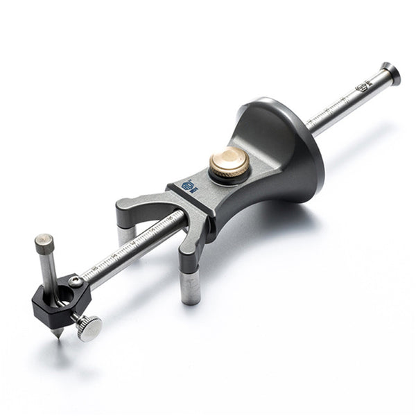 Aluminum Alloy Stainless Steel Woodworking Linear Arc Dual-purpose Scriber Parallel Line Drawing DIY Tools