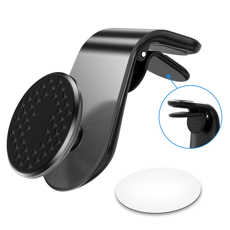 USLION Magnetic Air Vent Car Phone Holder Car Mount 360 Degree Rotation for 3.5-7.0 Inch Smart Phone for iPhone 11 Pro Max Xiaomi Redmi Note 8