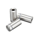 20Pcs/Set 12mm Stainless Steel Advertisement Nails Stone Wall Mount Glass Sign Standoff Bolt Pin Fixing Screw Kits for Artwork Sign Displaying