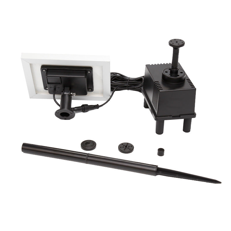 180L/H Solar Fountain Pump Kit Free Standing 2W Solar Panel Submersible Water Pump Pond Fish Tank Bird Bath