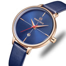 NAVIFORCE 5006 Rose Gold Case Elegant Design Women Wrist Watch Date Display Quartz Watch