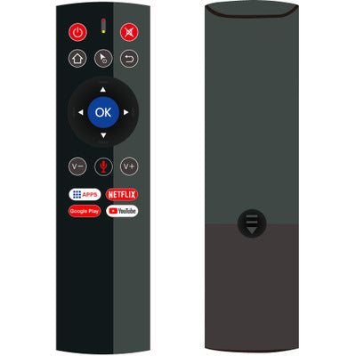 T1+C 2.4GHz Air Mouse 6 Gyro Fly Air Mouse Remote Control Mini Keyboard for Android Smart TV Box