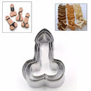 Honana Stainless Steel Willy Penis Cookie Cutter Baking Mold Biscuit Fondant Cake Mould Decorations