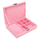 Jewelry Case Ring Earring Necklace Trinket Organizer Display Storage Box