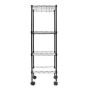 4 Tiers Storage Shelf Bookshelf Books Display Storage Racks Plants Stand Living Room Standing Shelves Books Magazine Organizer