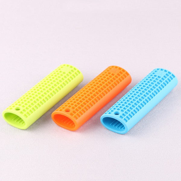 Kitchen Silicone Insulated Panhandle Cover Anti-slip Kitchen Sets Handle