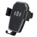 2 in 1 Gravity Qi Wireless Charger LED Cell Phone Car Air Vent Charging Mount Holder