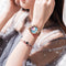DOM G-1275 Mesh Steel Band Elegant Design Ladies Watch Date Display Quartz Watch