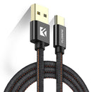 FLOVEME Denim Type C Fast Charging Data Cable 1M For Oneplus 6 5t Xiaomi Mi8 Mi6 Mix 2s Mi A1 S9+