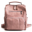 Vintage Backpack PU Leather Student School Bag Handbag Shoulder Bag Travel Rucksack Camping