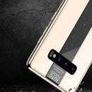 Bakeey Luxury Shockproof Tempered Glass TPU Bumper Protective Case for Samsung Galaxy S10