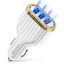 Bakeey QC3.0 3.5A Blue Indication Light Fast Charging Car Charger For iPhone 8Plus XS 11Pro Huawei P30 Pro Xiami Mi9 9Pro S10+ Note10