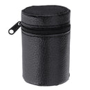 6Pcs Shooting Peg Position Finder Cup Stirrup Set Black Leather Hip Flask Shot