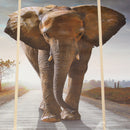 5pcs Large Abstract Elephant Print Art Picture Home Wall Decor Paintings Unframed For Room Decorations