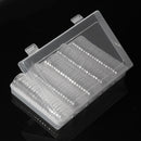 Coin Collection Box 100PCS 30MM Round Coin Case Transparent Storage Box Plastic Organizer Container