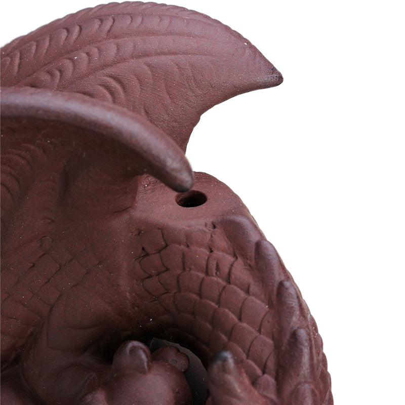 Ceramic Backflow Incense Burner Sandalwood Cone Yoga Aromatherapy Gifts Home Decor