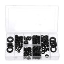 Suleve MXRW5 180Pcs Rubber O Ring Washer Grommets Ring Anti-slip Gasket Seal Assortment Set