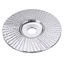 Drillpro 100x16/110x22mm Plane Wood Carving Disc Shaping Disc Tungsten Carbide Angle Grinding Wheel Sanding Carving Rotary Tool Abrasive Disc for Angle Grinder