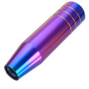Neo Chrome Car Gear Shift Knob Shifter Lever Aluminum Auto Manual Universal