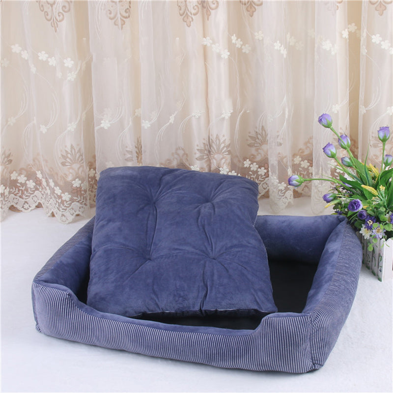 4 Colors Crystal Velvet Pet Bed