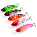 ZANLURE 5pcs/set 6.5cm 10.5g VIB Fishing Lure Isca Artificial Pesca Hard Bait Wobbler