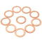 10pcs M6/M8/M12/M14 Copper Washer Motorcycle ATV Brake Fuel Banjo Seal