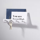 Key Holder Rack Post Organizer Letter Box Mail Door Hanger Wall Mount Hooks Home