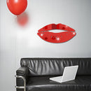 Fashion Lips Acrylic Self Adhesive 3D Mirror Wall Sticker DIY Home Room Decorations
