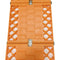 Rubber Car Snow Tires Grip Tracks Foldable Skid Plate Chain Universal Orange