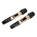 Wireless UHF bluetooth Microphone System Handheld Mic With Receiver for Karaoke
