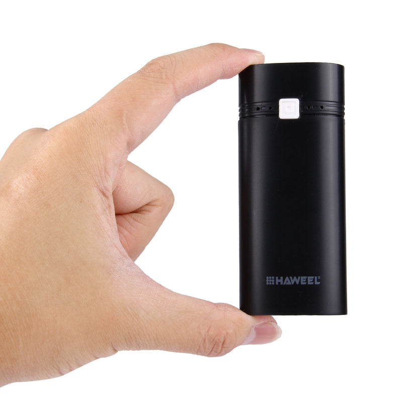 HAWEEL DIY Portable 5600mAh Power Bank With Indicator Light For Samsung S8 iphoneX 8/8Plus Xiaomi mi5 mi6