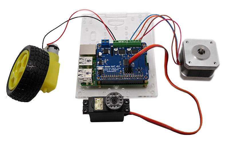 Full Function Robot Expansion Board Support Stepper Motor Servo For Raspberry Pi 3B /2B / B+