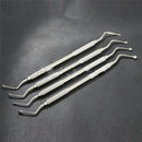 Dental Double-head Excavator Reusable Autoclavable Plant Tooth Extraction Stainless Steel Spatula