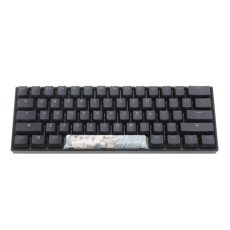 Five-sided Dyesub PBT Ukiyoe 1 Space Bar 6.25u Novelty Keycap for Anne pro 2