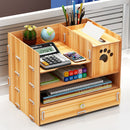 32.5x22.5x26cm Pencil Pen Holder Storage Box Rack Desk Stationery Density Plate Desktop Organizer