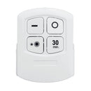 1/3/6pcs LED Wireless Stick On  LED Tap Light Bright Remote Battery Cabinet Closet Night Lamp