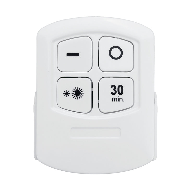 1/3/6pcs LED Wireless Stick On  LED Tap Light Bright Remote Battery Cabinet Closet Night Lamp