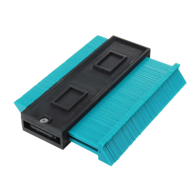 5 Inch Contour Profile Gauge Tiling Laminate Tiles Edge Shaping Wooden Measure Ruler